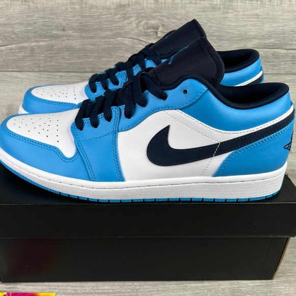 jordan 1 low unc stock x